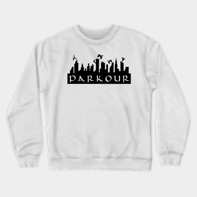 parkour Crewneck Sweatshirt by Teeeshirt